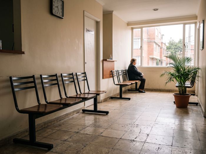 Sala de espera de un consultorio
