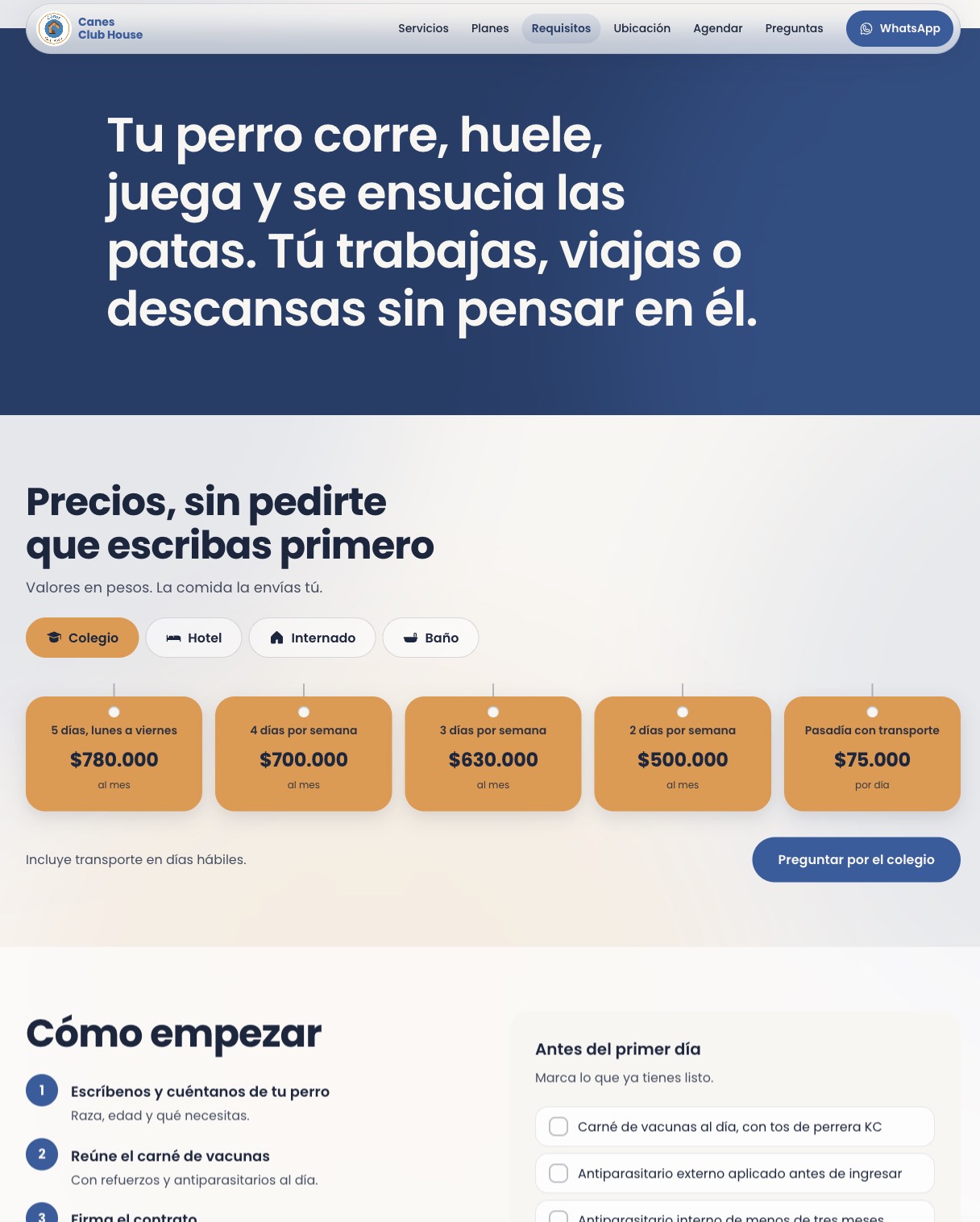 Canes Club House: precios y cómo empezar
